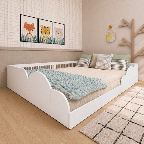 Cama Infantil Montessoriana Casal Fluffy