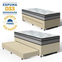 Ver imagem 3 de Cama Box com Colchão Espuma D33 Pillow In Anjos Ortosleep + Auxiliar de Espuma Unique Solteiro 88cm