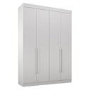 Ver imagem 3 de Quarto de Casal Modulado 12 Portas Orion Branco – Leifer Móveis