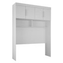 Ver imagem 6 de Quarto de Casal Modulado 12 Portas Orion Branco – Leifer Móveis