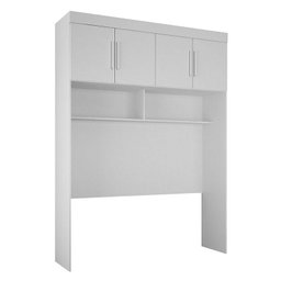 Quarto de Casal Modulado 12 Portas Orion Branco – Leifer Móveis - 6 Quarto de Casal Modulado 12 Portas Orion Branco – Leifer Móveis - 6