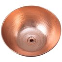 Ver imagem 1 de Cuba De Apoio Bojo Pia Cobre Puro Sem Alças Com Válvula 3L