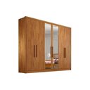 Ver imagem 1 de Guarda Roupa 6 Portas (2 C- Espelho) e 6 Gavetas Rizon-linea Cumaru - Novo Horizonte