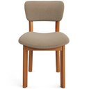 Ver imagem 3 de Kit 02 Cadeiras para Sala de Jantar Cozinha Living Estofada Dara L02 Bouclê Bege - Lyam Decor