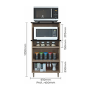 Ver imagem 3 de Armário para Cozinha 2 Fornos com 2 Portas - Naturale / Off White