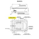 Ver imagem 2 de Banheira Hidromassagem Jacuzzi Bianca 1,83m x 1,22m x 52cm - 08 Jatos P1 - Com aquecedor