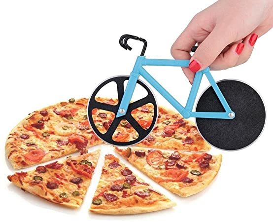 Cortador de Pizza Bike Bicicleta Fatiador Aço Inox Sortido