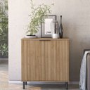 Ver imagem 1 de Armario Aparador Buffet Ripado 2 Portas 80cm Ditália