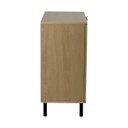 Ver imagem 5 de Armario Aparador Buffet Ripado 2 Portas 80cm Ditália