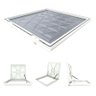 Tampa Casa Maquina 90x90cm com Rebaixo para Alumínio Bege - 1