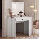Ver imagem 3 de Penteadeira de Canto Glitter Branco - Móveis Albatroz