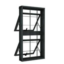 Janela Vitro Maxim-ar 50x100 Req. 7cm Grade Quadriculada Vertical Stander - 1