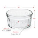 Ver imagem 2 de Ramekin de Vidro Ramequi para Forno e Freezer 140ml 4 Peças
