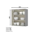 Ver imagem 2 de Armário Aéreo Modulado Emily Henn para Cozinha