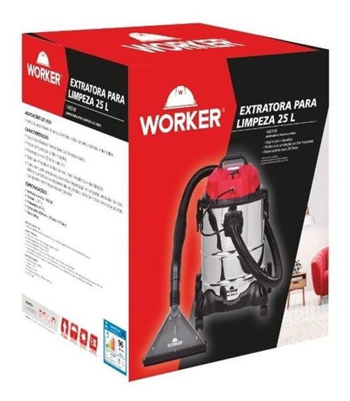 Extratora para Limpeza 25l 1400w Inox Clean 110v Worker - 5