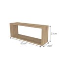 Ver imagem 3 de Conjunto com 3 Nichos Preto Meme KitCubos