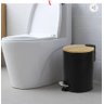 Lixeira para Banheiro com Pedal Preta 5l - 3