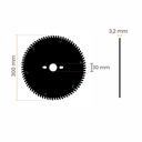 Ver imagem 4 de Disco de Serra 300x96x3,2mm Cromada