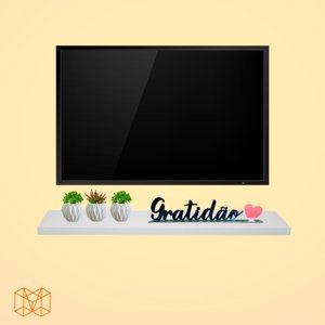 Prateleira Invisível Branca 100x20: o Toque Minimalista para Sua Decoração
