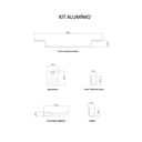 Ver imagem 7 de Kit de Acessórios para Banheiro 5 Peças Classic Cb2009 Ducon Metais