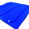 Piso Tátil Direcional- Kit 10 Peças 25 X 25 Borracha:Azul - 1