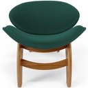 Ver imagem 7 de Kit 4 Poltronas Decorativa Orgânica Sala Living Kadosh L02 Bouclê Verde
