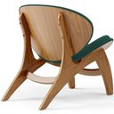 Ver imagem 4 de Kit 4 Poltronas Decorativa Orgânica Sala Living Kadosh L02 Bouclê Verde