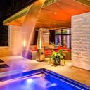 Ver imagem 5 de Cascata Embutir 80cm em Inox 304 com LED RGB Smart Wi-Fi para Piscina
