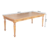 Conjunto Jantar Mesa Leonora Madeira Maciça 240x100 com 10 Cadeiras Paris Base Alumínio - Natural - 5