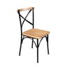 Conjunto Jantar Mesa Leonora Madeira Maciça 240x100 com 10 Cadeiras Paris Base Alumínio - Natural - 4