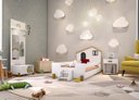Ver imagem 1 de Cama Infantil Casinha Belíssima Branco/mel e Preto - Divaloto