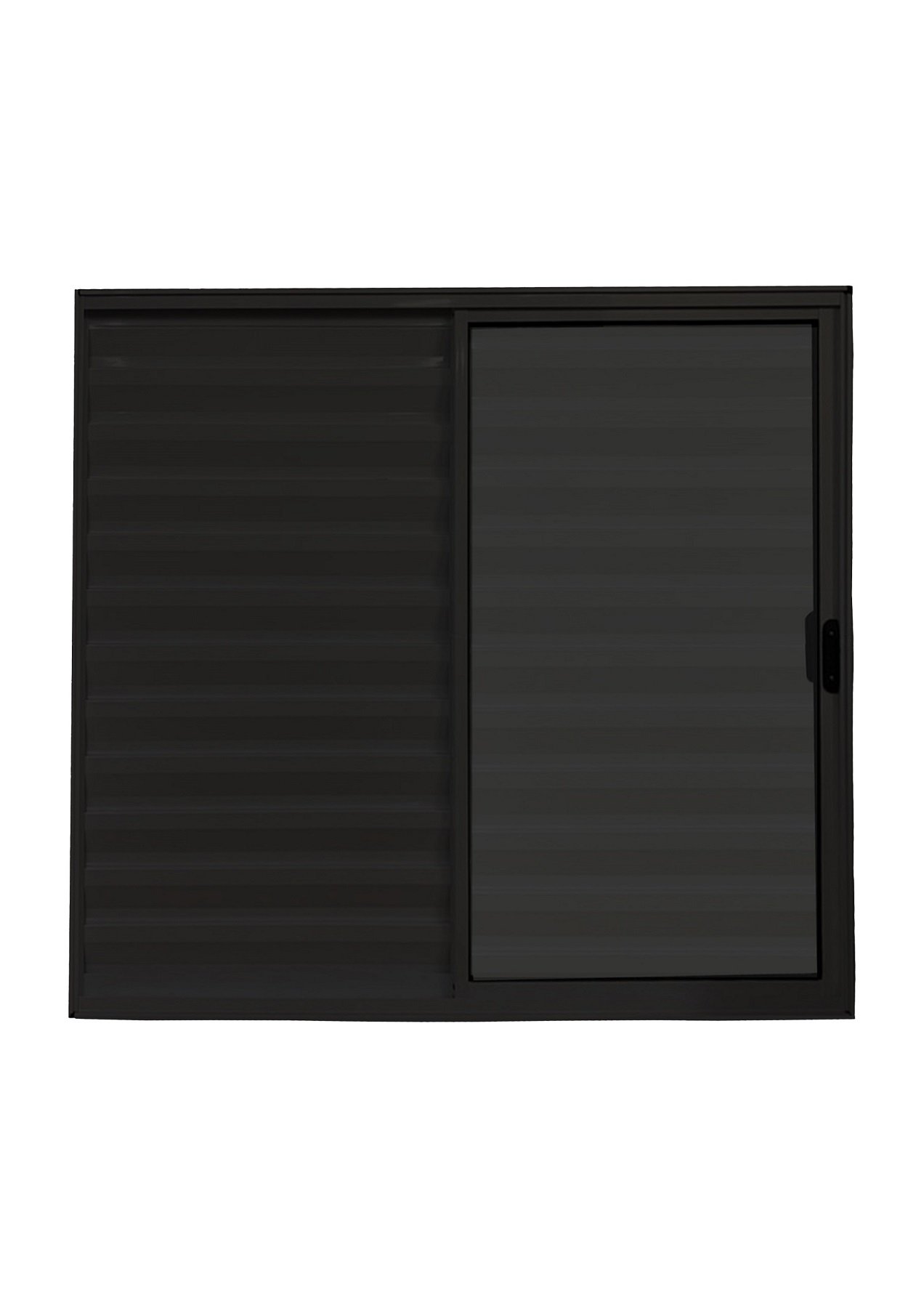 Veneziana 3 Folhas Preto 120x120 Linha 18 Esmeralda