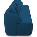 Ver mais imagens de Sofá 5 Lugares para Sala de Estar Living 388cm Arlo F04 Veludo Azul Marinho - Lyam Decor