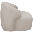 Ver imagem 6 de Kit 02 Poltronas Decorativa Fixa Orgânica para Sala Living Barolo L06 Bouclê Bege - Lyam Decor