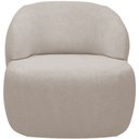 Ver imagem 3 de Kit 02 Poltronas Decorativa Fixa Orgânica para Sala Living Barolo L06 Bouclê Bege - Lyam Decor