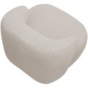 Ver imagem 7 de Kit 02 Poltronas Decorativa Fixa Orgânica para Sala Living Barolo L06 Bouclê Bege - Lyam Decor