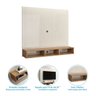 Painel para Tv Sol Suspenso 50 Polegadas para Sala - Off White com Nature - 5