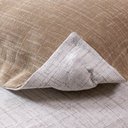 Ver imagem 4 de Colcha Solteiro Jacquard Dual Dupla Face 4 Peças - Bege To Decorando