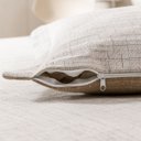 Ver imagem 3 de Colcha Solteiro Jacquard Dual Dupla Face 4 Peças - Bege To Decorando