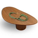 Ver imagem 4 de Mesa Bean de Centro Sala Organica Duo 150x80cm Modelar Art Mesa de Centro