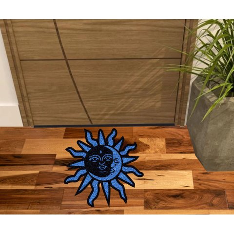 Tapete Sol e Lua, para Decoração e Entrada de Porta.
