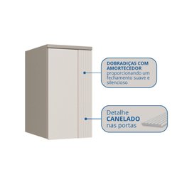 Módulo Guarda-roupa Aéreo 1 Porta Elegance - 5