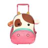 Mochila Infantil de Rodinha Vaca com Alça Retrátil 17l - 1