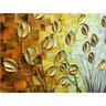 Quadro Pintura Tela anos long pintados fade gold Quarto 5434: 60cm (A) x 110cm (L) - 3