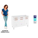Ver imagem 2 de Balcão de Pia sem Tampo 2 Gavetas 120cm Mirage New Telasul