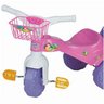 Velocípede Motoquinha Velotrol Triciclo de Empurrar Rosa Infantil Menina Cestinha - 8