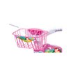 Velocípede Motoquinha Velotrol Triciclo de Empurrar Rosa Infantil Menina Cestinha - 5