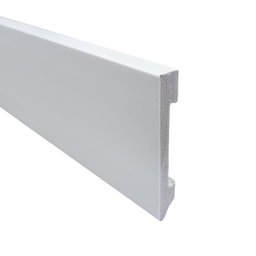 Rodapé Poliestireno 10cm Liso 5190 2,40 Metros - 1 Rodapé Poliestireno 10cm Liso 5190 2,40 Metros - 1