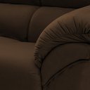 Ver imagem 6 de Conjunto Sofá Windsor Velut Marrom 3 e 2 Lugares 2,04m e 1,59m - King House