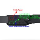 Ver imagem 4 de Lanterna de Cabeça Sensor Movimento Led Cob Xpe Usb Kit 40 Unidades Multiuso Camping Oficina Pesca C